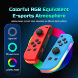 RGB Wireless Joystick Gamepad Controle Compatible with NS Switch /Oled/ Lite Controller Joypad with Wake-up/Screenshot Function