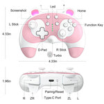 Switch Pro Controller Cartoon Style Wireless Bt Gamepad For PC/NS Switch and OLED