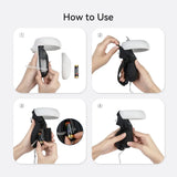 KIWI design Controller Grips Cover Accessories For Oculus Quest 2 with Battery Opening Protector with Knuckle Straps