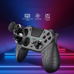 Wireless Controller Dual Vibration Bluetooth Gamepad Programmable Turbo Function For PS4 Console Android IOS PC Joystick