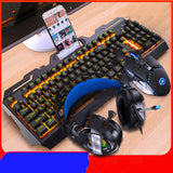 Three-Piece Mouse Headset Manipulator Keyboard And Mouse Cover