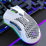 Wired Mouse Game FPS Gaming Light Hole Mouse