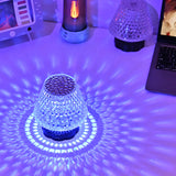 Diamond Crystal Lamp Table Light USB Touch Sensor