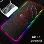 Large Size Colorful Luminous RGB Gaming Mouse Pad Anti-Slip