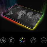 Large Size Colorful Luminous RGB Gaming Mouse Pad Anti-Slip
