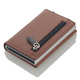 Wallet RFID PU Leather Pop Up Card