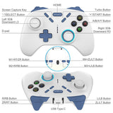 BT Wireless Game Controller For Switch/ PS4/PS3/Steam Gamepad Controller for IOS/Android